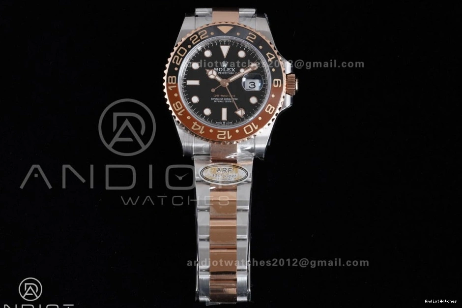 Bracelet on ARF FastDry 1:1 GMT RG SS Edition V SH3285 II Master 904L Best New SS CHNR 855 126711 0803